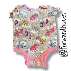 Bundle Sale 3 for $15 | My Little Pony Baby Girls One Piece Snap Bodysuit – 3/6